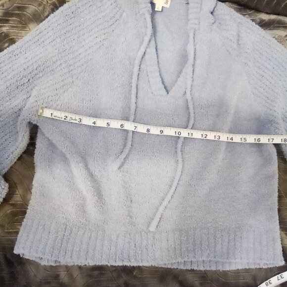 Fuzzy Light Blue Sweater - Picture 7 of 8